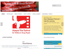 Tablet Screenshot of olympiafestival.gr